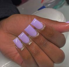 2023 Nail, Purple Acrylic Nails, Acrylic Toes, Acrylic Toe Nails, Purple Nail Designs, Lavender Nails, Colored Acrylic Nails, Girly Acrylic Nails, Short Square Acrylic Nails