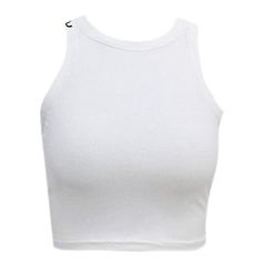 sexy round neck summer casual knitted corset fitted beach solid sleeveless Fitted Vest Crop Top For Vacation, White Seamless Sleeveless Crop Top, White Vest Crop Top For Summer, White Sleeveless Seamless Tank Top, Basic Sleeveless Crop Top For Summer, White Tank Crop Top For Summer, Summer Solid Vest Crop Top, Summer Seamless Sleeveless Crop Top, Casual Seamless Vest