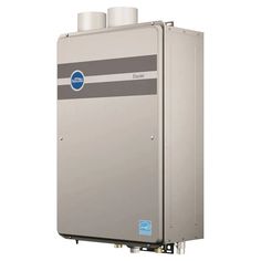 Your solution for reliable, eco-friendly, and high-performance home heating!The Rheem RMTGH-95DVLN-1 water heater has freeze protection to -30 degrees Fahrenheit, ensuring that the heater can withstand extremely low temperatures without sustaining damage. It features a guardian OFW overheating film wrap, providing protection when the heat exchanger on the tankless water heater breaks and giving it optimal space away from flames. Moreover, this indoor water heater’s maximum temperature is 140 degrees Fahrenheit which helps prevent scalding injuries while mixing hot with cold water to achieve a safer temperature.This tankless water heater includes EcoNet technology, which lets you monitor and manage your water heater with a smartphone or computer. It has a minimum flow rate of 2.6 GPM, whic Kitchen Sinks Farmhouse, Pex Pipe, Evaporative Cooler, Commercial Bathroom Sinks, Tub Shower Doors, Pvc Fittings, Kitchen Soap Dispenser, Well Pump, Bidet Toilet Seat