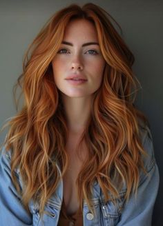 Hair Color Ideas Trending, Trending Looks, Two Toned Hair, Strawberry Blonde Hair Color, Hairstyle Tutorials