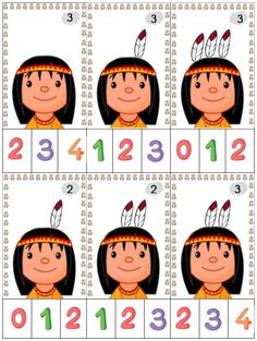 Pilgrims And Indians, Thanksgiving Crafts Preschool, Wilde Westen, Montessori Math, American Theme, Native American Crafts, Thanksgiving Theme, Math Activities Preschool, Indian Crafts