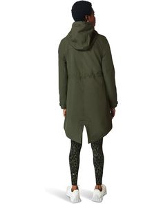 Sweaty Betty Stride Waterproof Parka | Zappos.com Waterproof Parka, Swimming Activities, Hooded Parka, Dark Forest Green, Sweaty Betty, Dark Forest, Active Women, Missoni, Forest Green