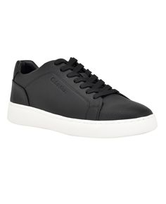 in stock Calvin Klein Men, Modern Round, Casual Lace, Sneakers Black, Effortless Style, Everyday Essentials Products, Top Sneakers, Calvin Klein, Leather Upper