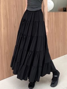 SPECIFICATIONS Brand Name: TAVIMART Material: POLYESTER Elasticity: Non Strech Fabric Type: blended Pattern Type: Solid Fit Type: LOOSE Silhouette: A-LINE Dresses Length: Mid-Calf Size Length(cm) Waist(cm) S 82 62-80 M 83 64-84 L 84 68-88 XL 85 72-92 Long Floaty Skirt Outfit, Youtuber Dr, Empire Pattern, Women Crafts, Long Skirts For Women, A Line Dresses, Skirt White, Skirt Women, Summer Fabrics