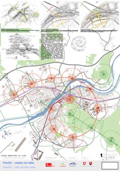 a map showing the various streets and roads in london, with red dots on them