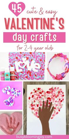 Easy Valentines Day Crafts, Handprint Art Ideas, Valentines Day Crafts For Kids, Preschool Valentine Crafts, Valentines Day Crafts, Valentine Card Crafts, Crafts For Toddlers, Easy Valentines