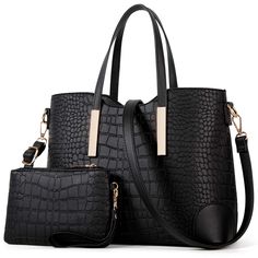 PRICES MAY VARY. MATERIAL: High Quality PU Leather Texture:Alligator Grain,Purses and Handbags CLOSURE: Top Zipper Closure, Handbags for Women DIMENSIONS: 13.3"W x 9.4"H x 5.1"D, Handle Drop Length: 6.6" POCKETS: 1 Exterior Back Zipper Pocket,2 Interior Zipper Pocket and 2 Front Wall Open Top Item Pockets FEATURES: Gold-tone Hardware, Zip-pockets in Middle and Back, Detachable Shoulder Strap and Top-zipper Closure 
 
TcIFE Purses and Handbags --- Women's Must-have Classic Designer Handbags 
100% Front Wall, Satchel Purse, Black Purses, Satchel Handbags, Shoulder Tote Bag, Gucci Bags, Handbags For Women, Shoulder Purse, Open Top