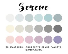 the swatches are all different colors for this color scheme, and it's perfect to