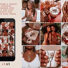 3 Cocoa Melanin Presets Best Brown Dark Skin Black Blogger | Etsy