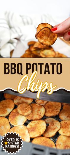 Homemade BBQ Chips are easier to make than you might think! Tossed in flavorful barbecue seasoning, this recipe includes options for both baked and fried potato chips.