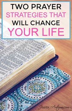 two prayer books on a table with the title, two prayer book strategies that will change your life