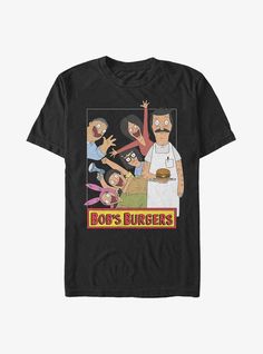 Lightweight 100% combed ring spun cottonWash cold; dry lowImportedListed in men's sizes Bobs Burgers Shirt, Bobs Burgers Merch, Bobs Burgers Gifts, Bob Burgers, Bobs Burger, Bob's Burgers, Bobs Burgers, Graphic Tee Shirts, Mens Graphic Tee