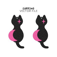 Black Cat Earring SVG, Laser Cut Earring Template for Glowforge, Halloween Earring Vector for Cutting Machine, Spooky Kitty DIY Jewelry File THIS IS A DIGITAL FILE - Not a Physical Product! After you purchase this listing you will be able to INSTANTLY download the ZIP FOLDER. Inside the zip folder is a PDF file for you to read over and the three file formats below:  Design File Formats: SVG - Scalable Vector Graphics DXF - Drawing Exchange Format EPS - Encapsulated PostScript Our vector earring template files are eligible for PERSONAL use and COMMERCIAL use to create physical items. This includes creating physical products to sell for profit. We do not permit sharing or RE-SELLING our vector files, doing so is a violation of U.S. Intellectual Property Rights.  At Verdure We don't accept re Earring Vector, Spooky Kitty, Laser Cut Earring, Cat Earring, Laser Cut Earrings Acrylics, Earring Template, Black Cat Earrings, Laser Cut Wood Earrings, Earring Svg