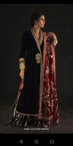 Nida Azwer, Look Festival, Velvet Dress Designs, Velvet Shawl, Pakistani Fashion Party Wear, Beautiful Pakistani Dresses, Salwar Kamiz, Pakistani Bridal Dresses, Beautiful Dress Designs