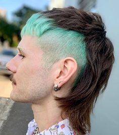 Men's Mullet, Short Punk Haircuts, Punk Haircuts, Punk Haircut, Punk Hairstyles, Mens Hair Colour, 2023 Hair