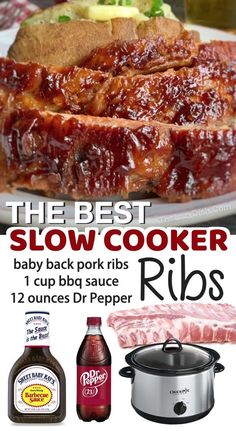 the best slow cooker ribs for baby back pork ribs and 12 ounce dr pepper bbq sauce