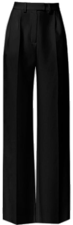 Chic Formal Wide Leg Suits, Chic Wide-leg Formal Suits, Chic Wide Leg Formal Suits, Chic Black Wide-leg Suit, Chic Black Wide Leg Suit, Classic High Waist Pantsuit For Formal Occasions, Chic Semi-formal Wide-leg Suits, Chic Semi-formal Wide Leg Suits, Formal Tailored Ankle-length Wide Leg Pants