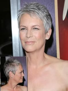 If your hair is short and white-gray, you might decide to embrace the gray and do not a thing to it. When you start to gray, you still have your natural Fine Hair Pixie, Fine Hair Pixie Cut, Grey Hair And Glasses, Fine Hair Cuts, Grey Hair Over 50, Hair And Glasses, Cute Short Haircuts