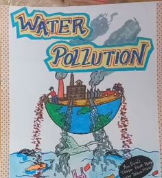 a book with an image of water pollution on it