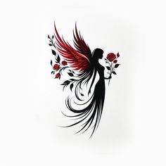 Art Inspired Tattoos, Angels Among Us, Tatting, Cricut, Drawings