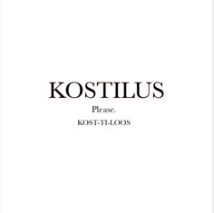 the cover of kostilus's album, please