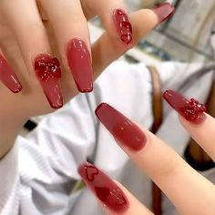 Nails Strawberry, Smink Inspiration, Nails Fake, Jelly Nails, Pretty Acrylic Nails