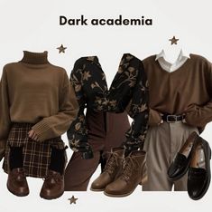 Librarian Style, Academia Clothes, 2024 Outfits, Dark Academia Fashion