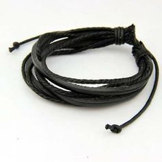 2PCS Lot Mens Girls Wrap Leather Charm Bracelet Women Fashion Jewelry Chain | eBay Trendy Leather Bracelet As Gift, Trendy Leather Bracelet Gift, Adjustable Trendy Leather Bracelet, Trendy Adjustable Leather Bracelet, Trendy Adjustable Wristband Fashion Accessory, Trendy Adjustable Wrap Bracelet, Casual Black Braided Bracelets, Trendy Adjustable Black Wristband, Casual Leather Bracelet With Adjustable Length As A Gift