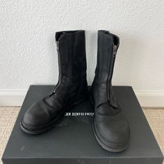 Authentic Good Used Condition, Still Have A Lot Of Life In It. Comes With Box Dust Bags. Size 41 Ann Demeulemeester, Men's Shoes, Shoe Boots, Dust Bag, Boots, Black, Color