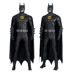 two batman costumes are shown side by side