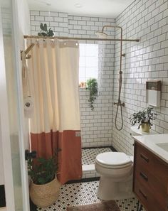 bathroom renovations This home renovated on a budget mixes Scandi vibes and boho touches. | House To Scandi Vibes, Boho Bathroom, Small Bathroom Design, Design Jobs, Small Bathroom Decor, Beautiful Bathrooms, Small Bathroom Remodel, Home Decor Tips, Bathroom Makeover