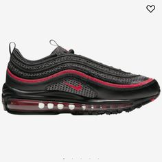 Like New, Just A Sole Is Little Dirty Because Shoes Were A Floor Model At Store Thats The Only Wear They Have. No Box 97 Air Max Shoes, Nike Air Max 97 Women, Running Shoes Design, White Basketball Shoes, Sneakers Nike Air Max, Ride The Wave, Shoe Designs, Nike Shoe, Cheap Sneakers