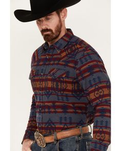 Western Long Sleeve Tops With Pockets, Western Style Collared Shirt With Pockets, Collared Shirt With Pockets For Rodeo, Long Sleeve Shirt With Pockets For Rodeo, Southwestern Print, Fire Water, Western Shirt, Western Shirts, Boots For Sale