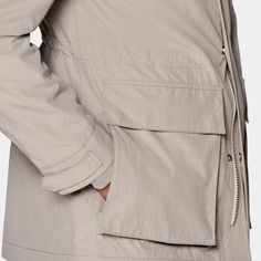 It's the best of both worlds-this light taupe lightweight field jacket brings plenty of styling versatility and functional details like a double zip closure, flapped patch pockets and interior cinching drawstring. Ermenegildo Zegna, Water Repellent Fabric, Field Jacket, Casual Jacket, Fashion Advice, The Light, Water Repellent, Light Brown, Personal Style