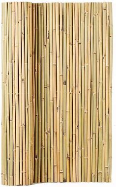 an image of a wall made out of bamboo