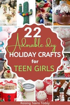 twelve adorable holiday crafts for teen girls