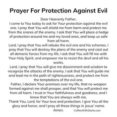 prayer for protection against evil by dr henry fother, who wrote the poem'i come to you today to ask for your protection against evil and protect me