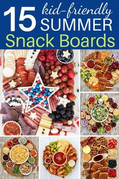 the ultimate summer snack board for kids and adults