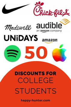 Discounts for College Students College Deals Student Discounts, Discounts For College Students, Benedict College, College Dorm Gifts, Dorm Gifts, Student Apps, College Things