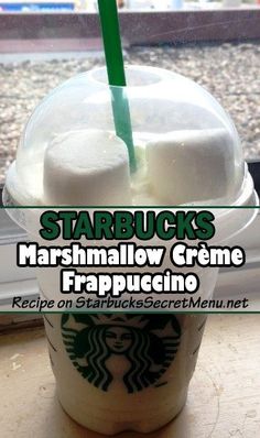 starbucks drink with marshmallow creme in it