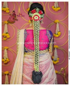 Muhurtham Saree, Bridal Blouse Design, Black Wedding Hairstyles