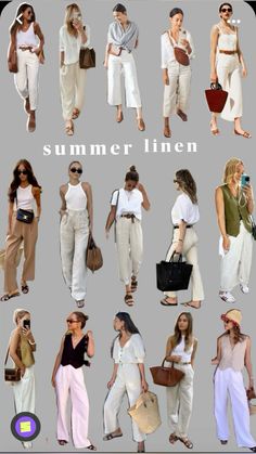 Chic Hot Weather Outfits, Quiet Money Outfits, Cebu Outfit Ideas, Prague Aesthetic Outfit Summer, Tuscan Summer Outfits, Summer Outfits 2024 Hot Weather, Quiet Luxury Summer, Outfits For Hot Weather, Clothes Capsule