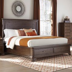 Intercon Telluride Transitional Storage Bed - King TU-BR-5285S-VOK-C TU-BR-5285S-VOK-C Bedding Trends, Wood Bed Design, King Storage Bed, Queen Panel Beds, King Bedroom Sets, Bedroom Sets Queen, Bedroom Panel, King Bedroom, Bedroom Collection