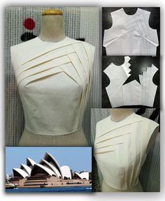 the front and back of a dress made out of paper