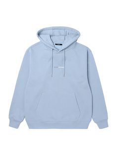 Hoodie designed by ADHOC. These are comfortable and basic items that are good to have as daily items. Recommend matching this in a casual mood, in a set-up or even individually with other items.  - Hoodie with drawstring- Pullover closure- Regularly fitting silhouette- Ribbed edges- Simple and minimal logo work on the chest Casual Light Blue Hoodie With Letter Print, Comfortable Blue Hoodie With Ribbed Cuffs, Essential Cotton Hoodie Sweatshirt, Cotton Hooded Sweatshirt, Light Blue Fleece Casual Sweatshirt, Cotton Hooded Basic Sweatshirt, Essential Cotton Hoodie For Winter, Cotton Winter Hoodie, Casual Light Blue Fleece Sweatshirt