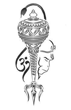 Hanuman Tattoo, Thailand Traditional, Traditional Tattoo Designs, Band Tattoo Designs, Om Tattoo, Shiva Tattoo Design, Buddha Tattoo, Pencil Sketch Images