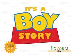 it's a boy story svg file