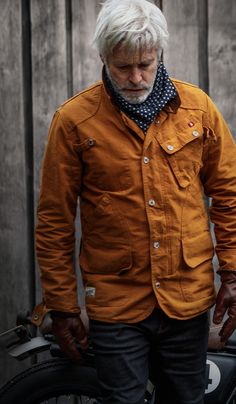 tapcartapp Jaket Motor, Waxed Canvas Jacket, Hunting Jacket, Canvas Jacket, Hunting Jackets, American Brand, Aging Beautifully, Work Jackets, Waxed Canvas