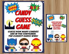 a card game for kids to play with their favorite cartoon characters, including batman and the flash