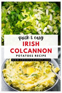 irish colcannon with potatoes Colcannon Potatoes, Irish Potato Bread, Irish Mashed Potatoes, Irish Colcannon, Colcannon Recipe, Boiled Ham, Creamy Potatoes, Irish Potatoes, Bacon Fries